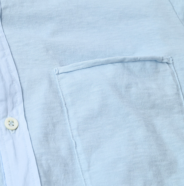 Tenjiku 908 Grandpa Shirt Detail