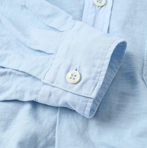 Tenjiku 908 Grandpa Shirt Detail