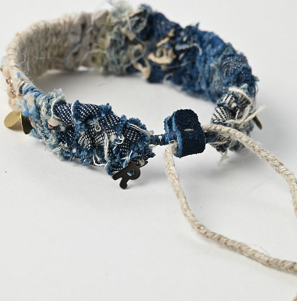 Ai Cloth Woven Bracelet Detail