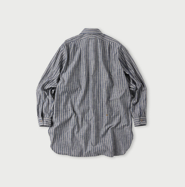 Dungaree Stripe 908 Grandpa Pull Shirt Back