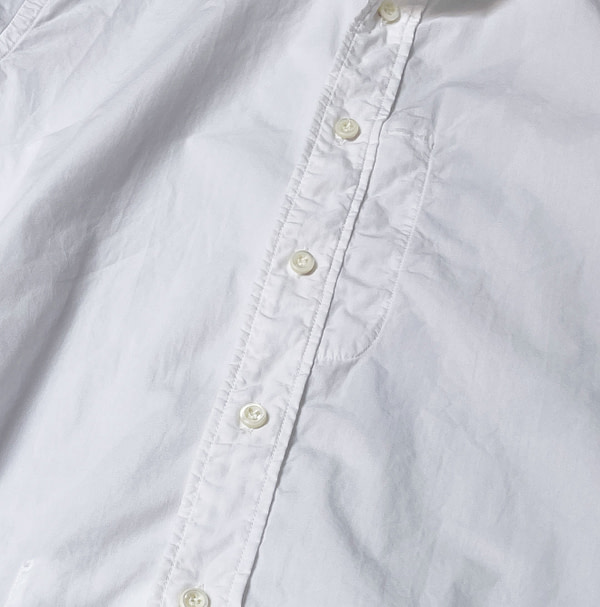 Compact Damp 908 Loafer Shirt White Detail