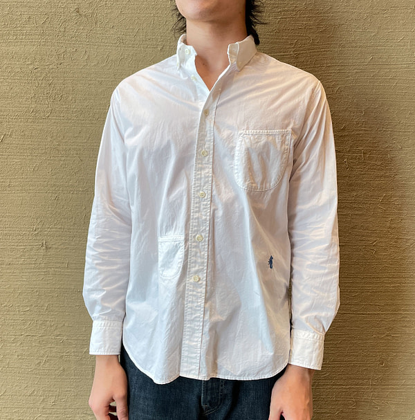 Compact Damp 908 Ocean Shirt White Male Model