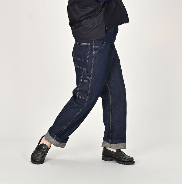 Ai Denim Light Oz 908 Painter Pants Nou Male Model