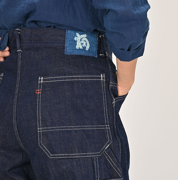 Ai Denim Light Oz 908 Painter Pants Nou Female Model