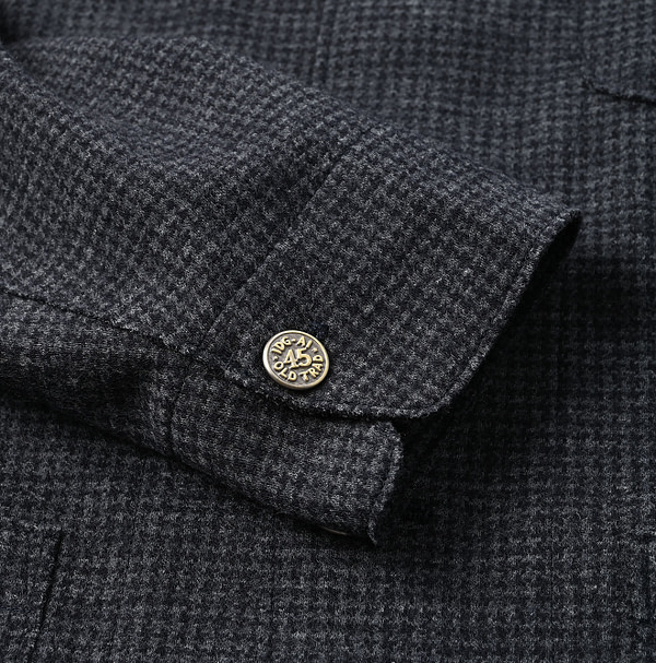 Jersey Flannel Shirt Jacket Detail