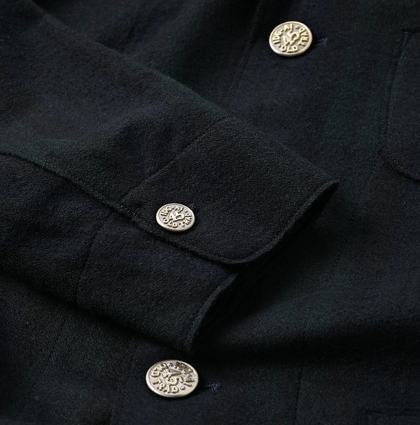 Jersey Flannel Shirt Jacket Detail