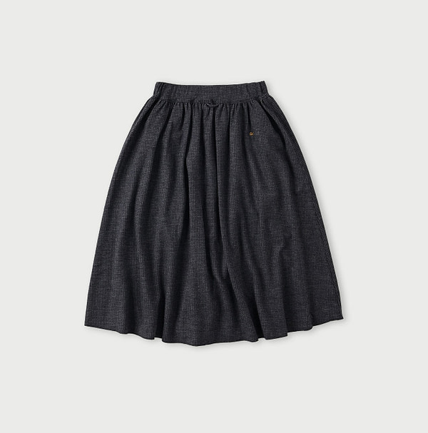 Jersey Flannel Skirt Back