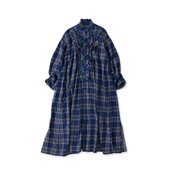 Ai Indian Flannel Check Cache-Coeur Dress 8×8 Plaid Pattern