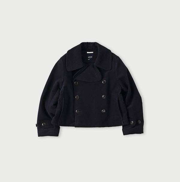 Cotton Flannel P Jacket Navy