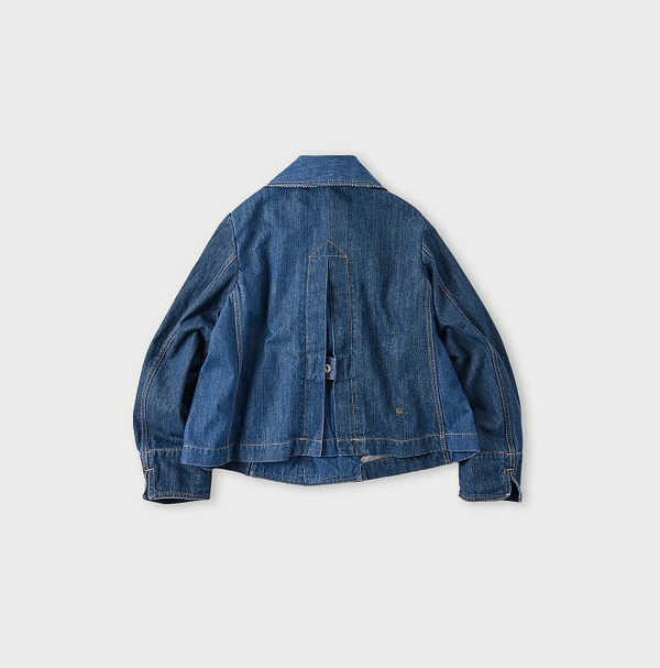 Indigo Rye Mugi Denim Lehua Jacket Back