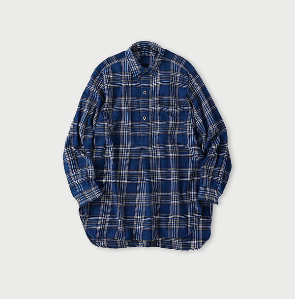 Ai Indian Flannel 908 Grandpa Pull Shirt 8×8 Plaid Pattern