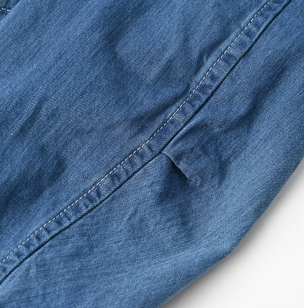 Indigo Distressed Mon Petite Chino 908 Chi-rgo All in One Detail