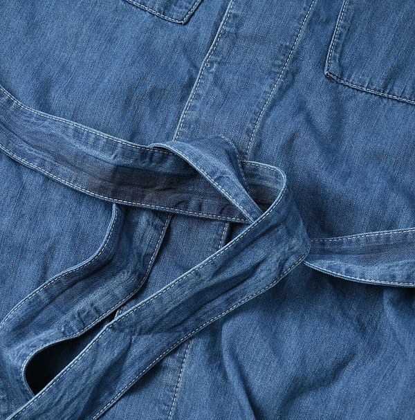 Indigo Distressed Mon Petite Chino 908 Chi-rgo All in One Detail