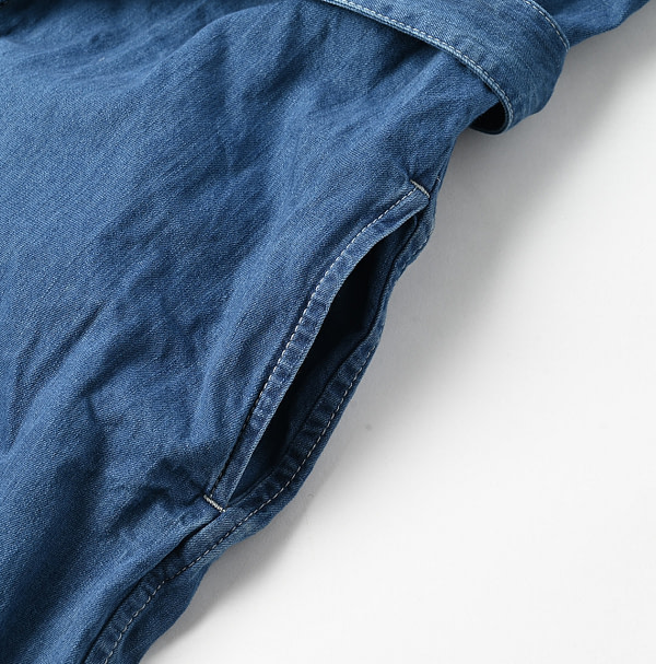 Indigo Distressed Mon Petite Chino 908 Chi-rgo All in One Detail