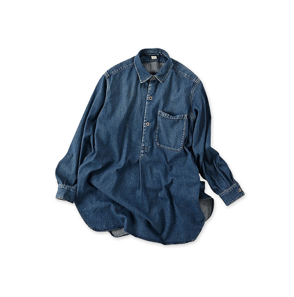 45 Petite Denim 908 Grandpa Pull Shirt Zyu