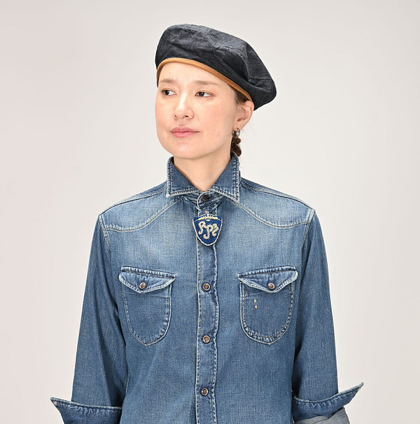 45 Petite Denim 908 Eastern Shirt Zyu Female Model