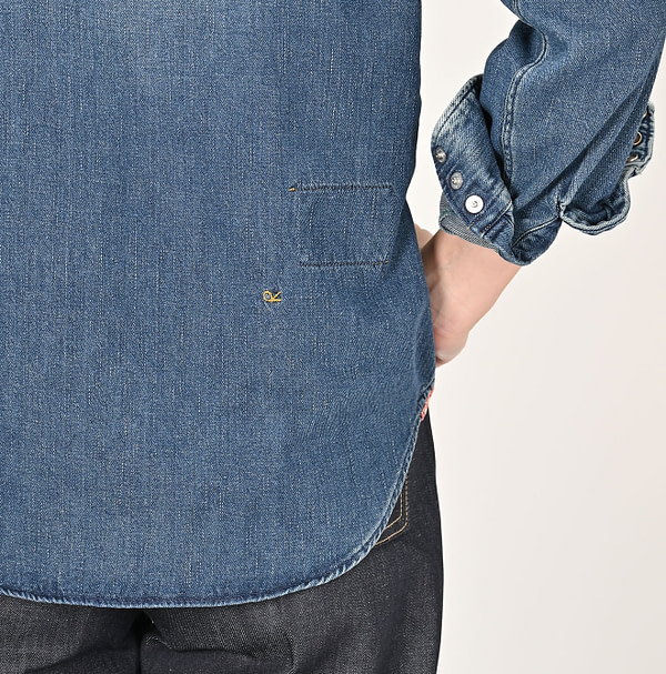 45 Petite Denim 908 Eastern Shirt Zyu Female Model