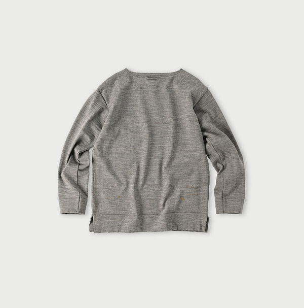 US Mou Knitsew Basque T-shirt Back