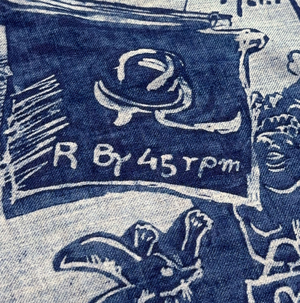 Indigo NY Crosby Bandana Detail