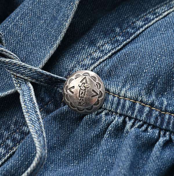 45 Petite Denim Cache-Coeur Zyu Detail