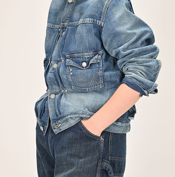 45 Petite Denim 908 Lining Jean Jacket Zyu Female Model