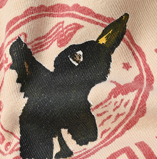 Pepe-kun Print 908 Hoodie Detail