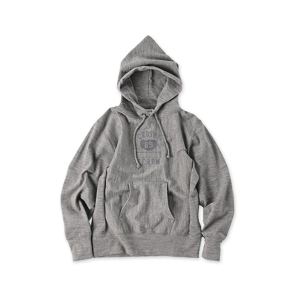 US Moo Wool 908 Reverse Hoodie (Size 3) Gray Top