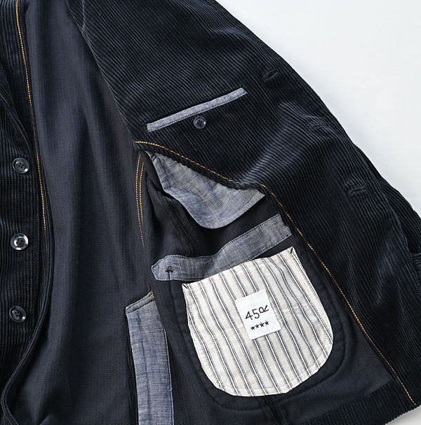Selvedge Corduroy Miyuki Jacket Detail