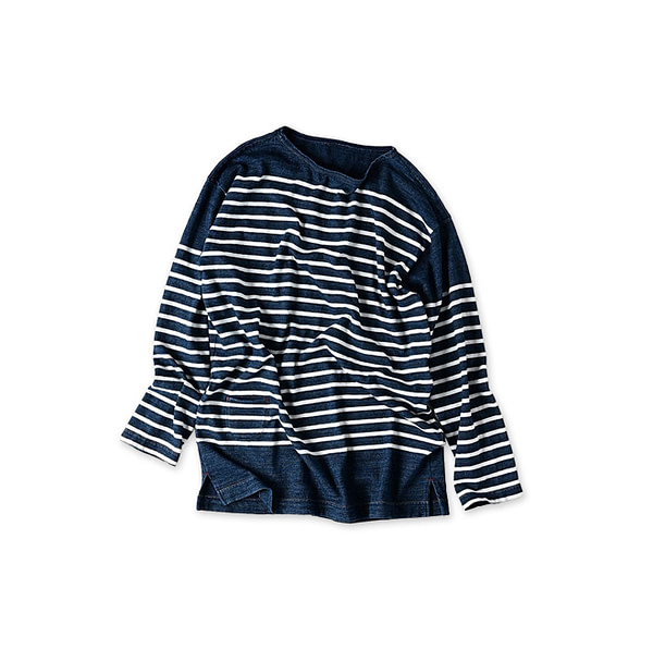 Indigo Basque 908 Shirt Nou Size 3, 4, 5 Indigo Base