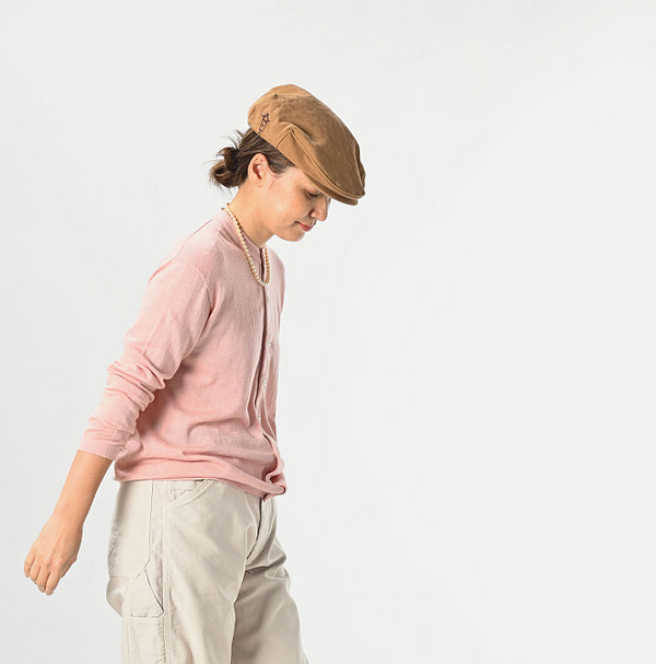 Whole Super Gauze 908 Cardigan Female Model