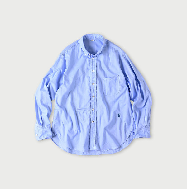 504 OX 908 Ocean Button Down Shirt Saxe Chambray
