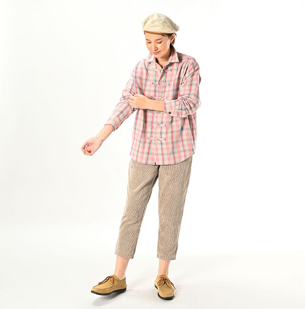 Selvedge Corduroy 908 Joppan Female Model