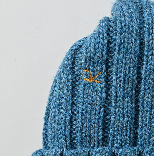 Shetland Zakkuri Rib Knit Cap Detail