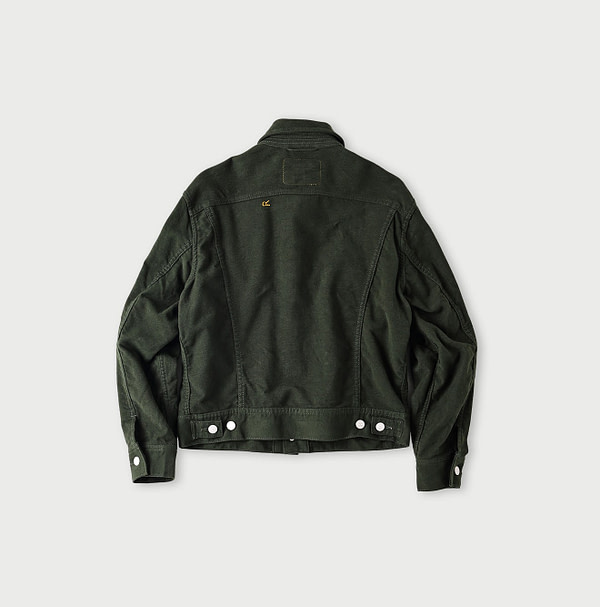 Mole Serge Stretch 908 Hikohime Jacket Back