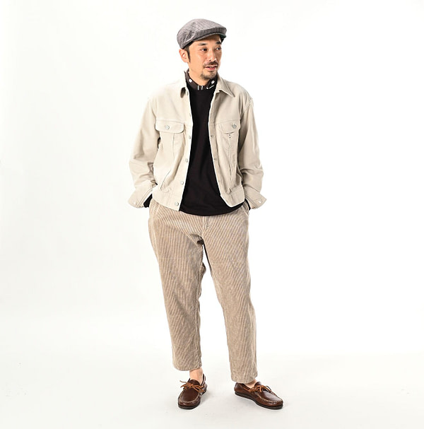 Mole Serge Stretch 908 Hikohime Jacket Male Model