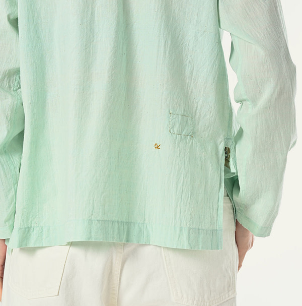 Indian Khadi Frill Cache-Coeur Female Model