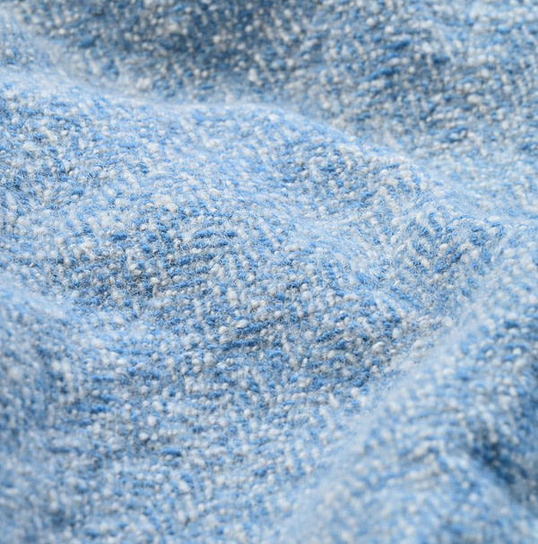 Indian Merino Poncho Long Detail