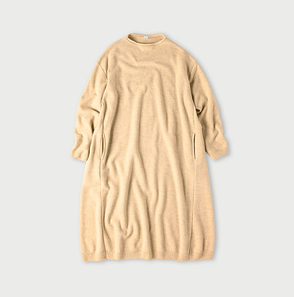 Float Boiled Wool Dress Kinari Top