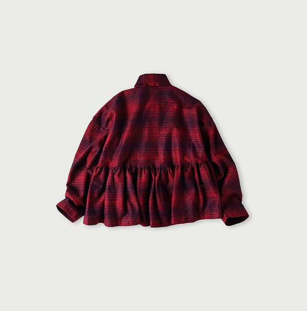 Jersey Flannel Cache-Coeur Back