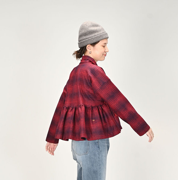 Jersey Flannel Cache-Coeur Female Model