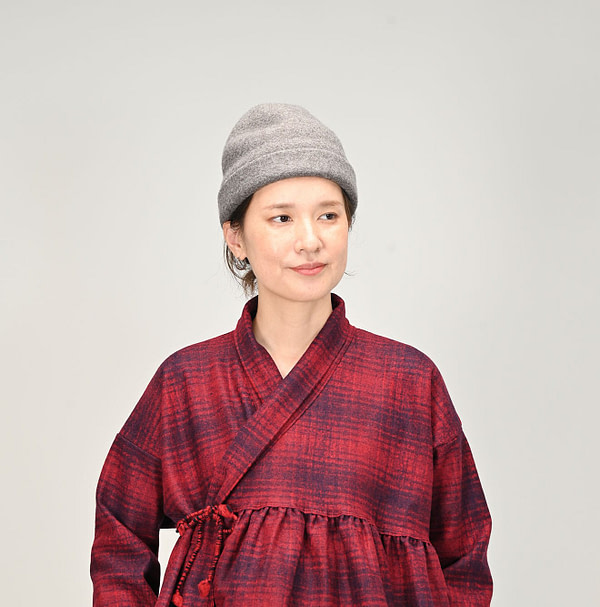 Jersey Flannel Cache-Coeur Female Model
