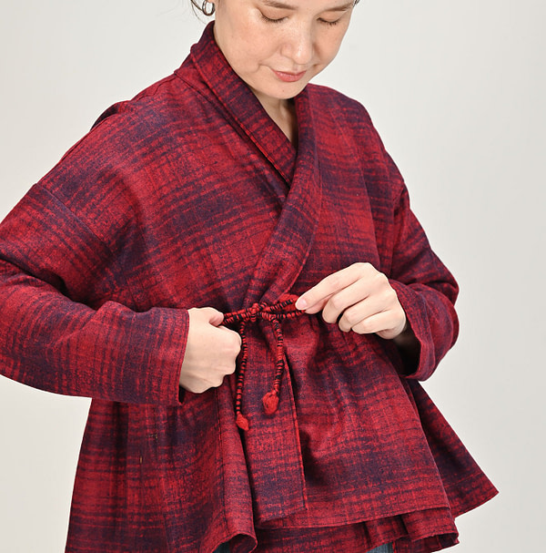 Jersey Flannel Cache-Coeur Female Model