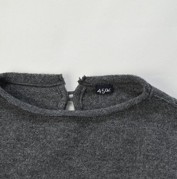 Float Boiled Wool Big Slit Detail