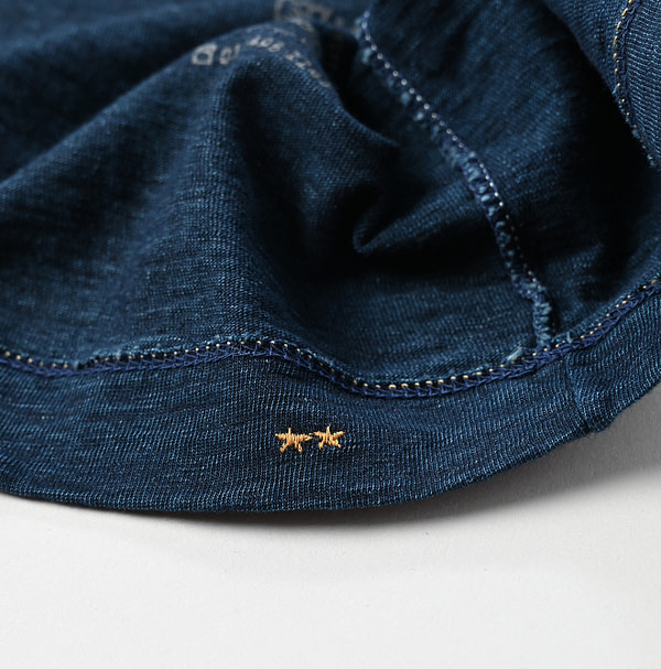 Indigo Square T-shirt Detail
