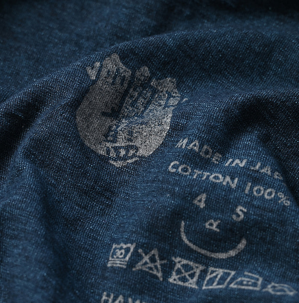 Indigo Square T-shirt Detail