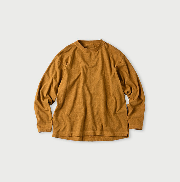 Plant Dyed 908 Ocean T-shirt Chestnut