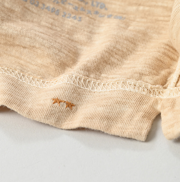 Plant Dyed 908 Ocean T-shirt Detail