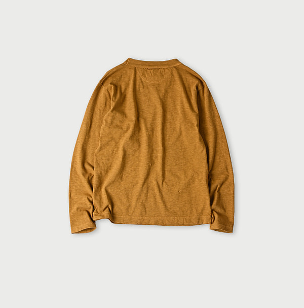 Plant Dyed Long Sleeve 908 45 Star T-shirt Back