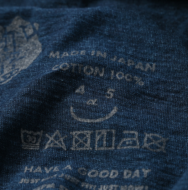 Indigo 908 Ocean T-shirt Detail