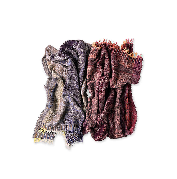 Indian Wool Jacquard Stole